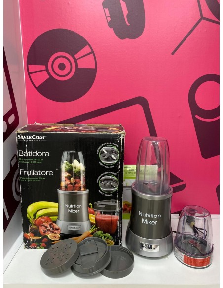 8-8-77539-6-Licuadora Batidora SilverCrest Nutrtition Mixer 700w
