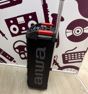 9-9-77206-2-Altavoz Portatil Bluetooth Aiwa Karaoke Trolley Party Speaker Kbtus-608mkII 2