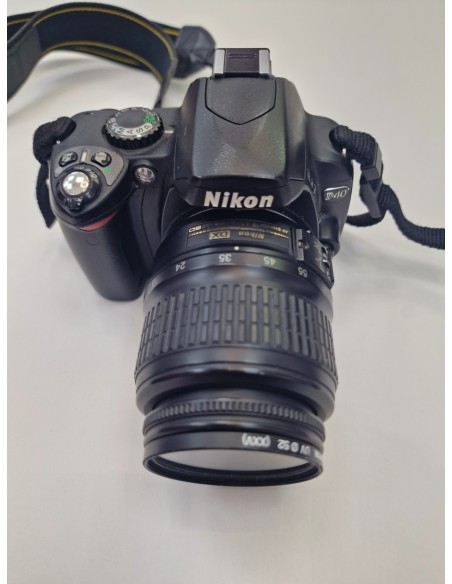 1-1-271734-2-Cámara Digital Réflex Nikon D40 Objetivo DX 18-55mm