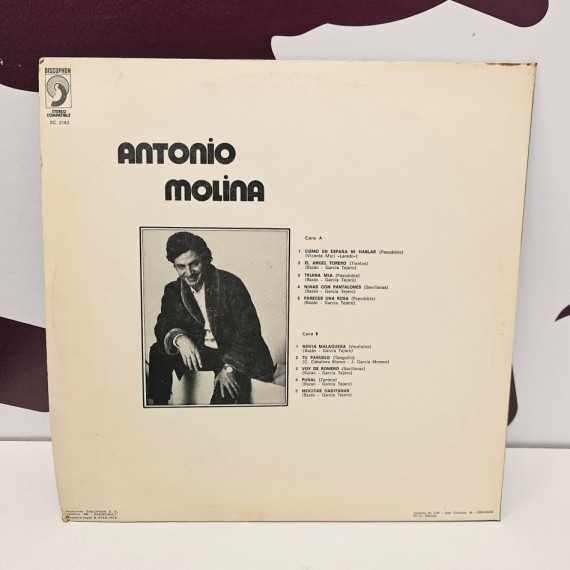 8-8-77587-2-Vinilo Antonio Molina (Como en España ni hablar,mocitas gaditanas,etc..)