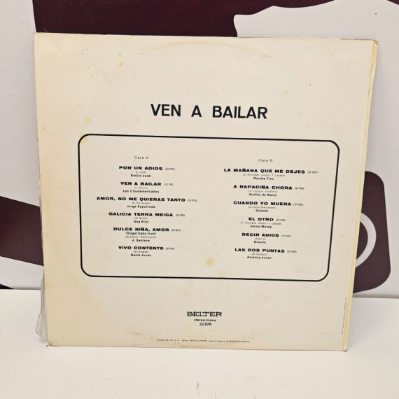 8-8-77595-2-Vinilo Ven a bailar (por un adios,ven a bailar,etc..)