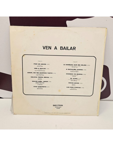 8-8-77595-2-Vinilo Ven a bailar (por un adios,ven a bailar,etc..)
