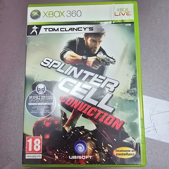 7-7-86724-1-Videojuego Xbox 360 Splinter Cell Double Agent (SP) 