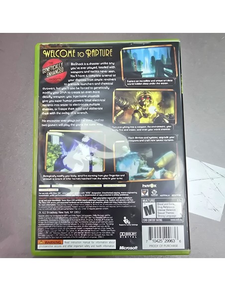 7-7-86722-3-Videojuego Xbox 360 Bioshock 