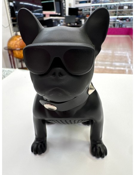 1-1-271916-1-Sonido Altavoz Multimedia Bluetooth Forma de Perro Negro