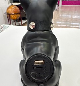 1-1-271916-1-Sonido Altavoz Multimedia Bluetooth Forma de Perro Negro 2