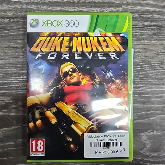 7-7-86721-1-Videojuego Xbox 360 Duke Nukem Forever 