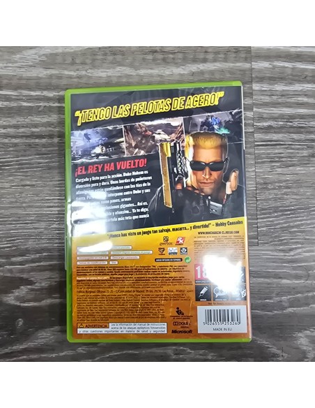 7-7-86721-2-Videojuego Xbox 360 Duke Nukem Forever 