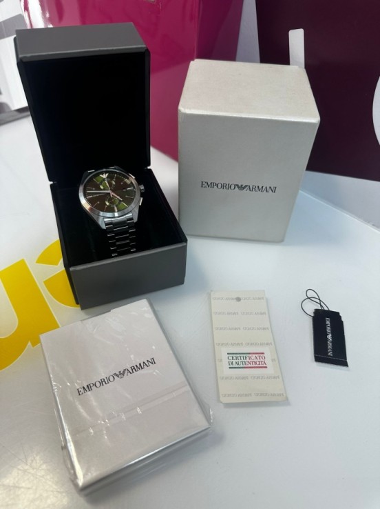 9-9-77272-1-Reloj Pulsera Caballero Emporio Armani AR-11480 007 Verde 