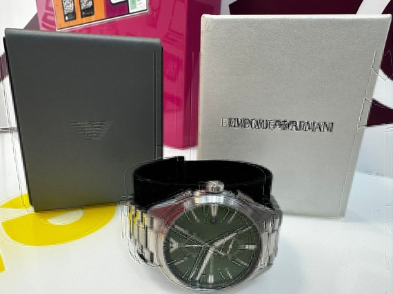9-9-77272-2-Reloj Pulsera Caballero Emporio Armani AR-11480 007 Verde 