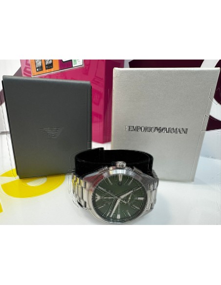 9-9-77272-2-Reloj Pulsera Caballero Emporio Armani AR-11480 007 Verde 