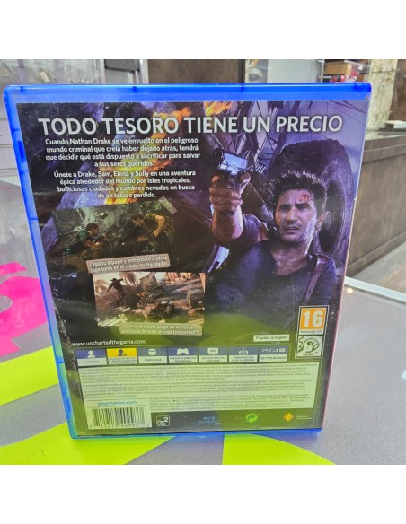 7-7-86769-3-Videojuego PS4 Uncharted 4 El Desenlace Del Ladron