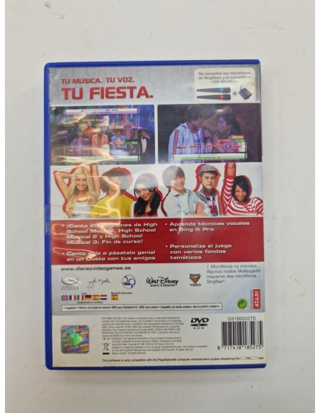 1-1-272005-2-Videojuego PS2 Sing It Disney