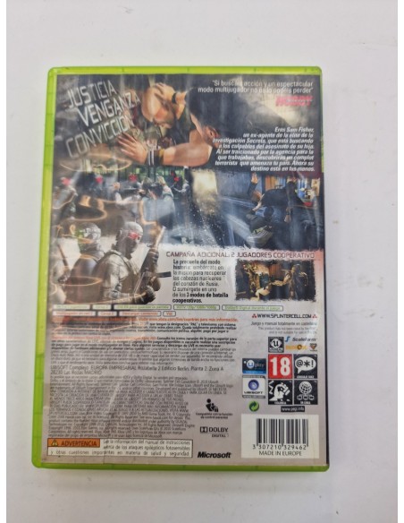 1-1-272004-2-Videojuego Xbox 360 Splinter Cell Convition