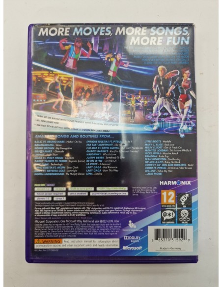 1-1-272001-2-Videojuego Xbox 360 Dance 2 Central