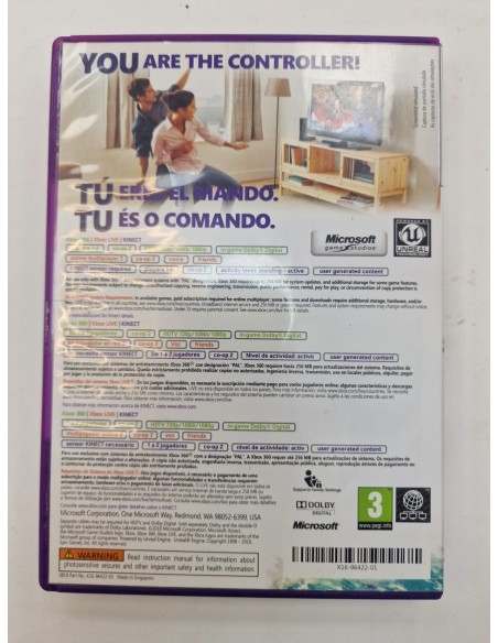 1-1-272000-2-Videojuego Xbox 360 Kinect Adventures 