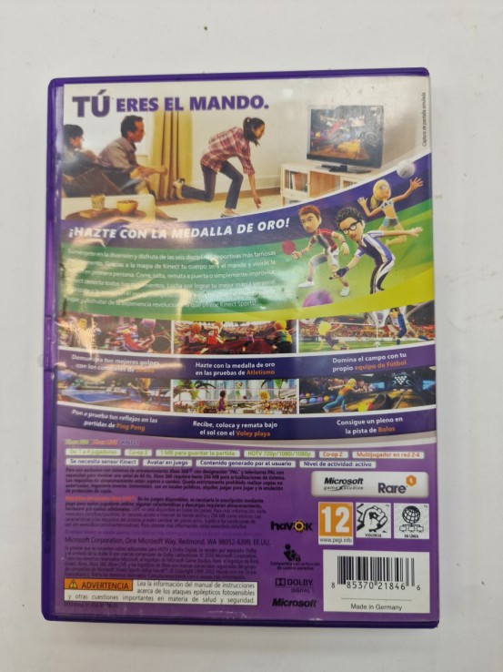 1-1-271999-2-Videojuego Xbox 360 Kinect Sports 