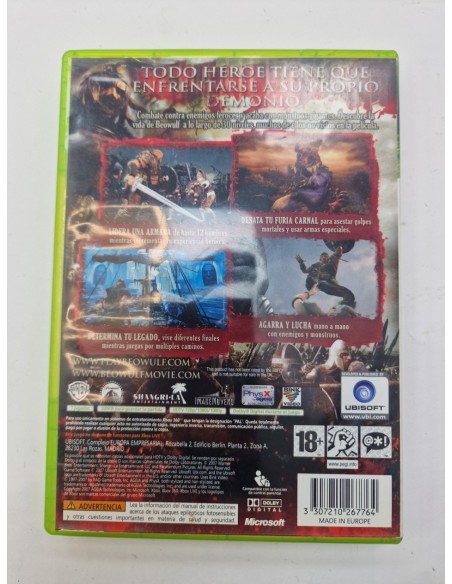 1-1-271998-2-Videojuego Xbox 360 Beowulf 