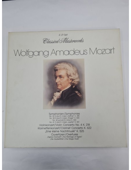 1-1-272057-1-CD 4 Lp Set Wolfgang Amadeus Mozart