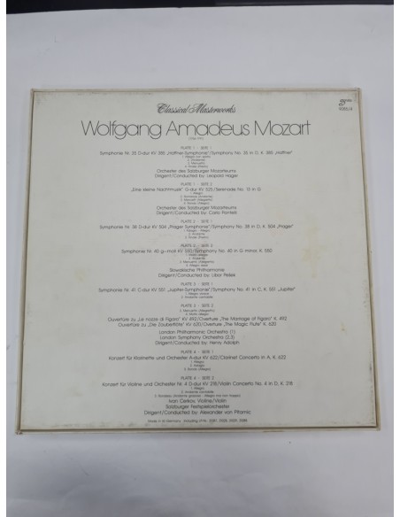 1-1-272057-2-CD 4 Lp Set Wolfgang Amadeus Mozart