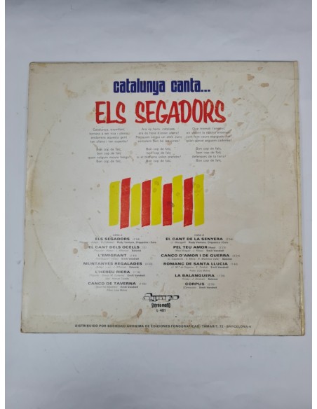 1-1-272054-2-Vinilo catalunya canta el segadors