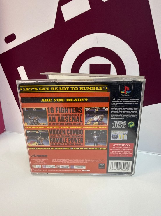 9-9-77226-3-Videojuego PS1 ready 2 rumble boxing 