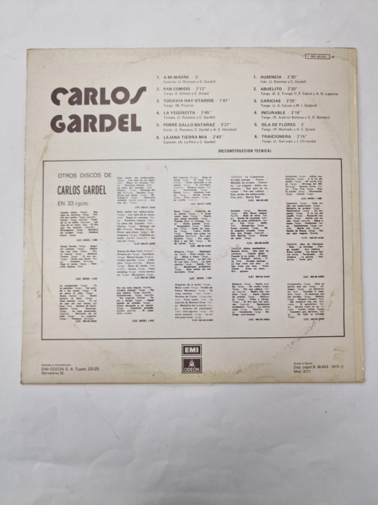 1-1-272051-2-Vinilo carlos gardel a mi madre