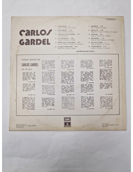 1-1-272051-2-Vinilo carlos gardel a mi madre