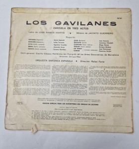 1-1-272050-1-Vinilo los gavilanes jacinto guerrero zarzuela en 3 actos orlador 50161 2