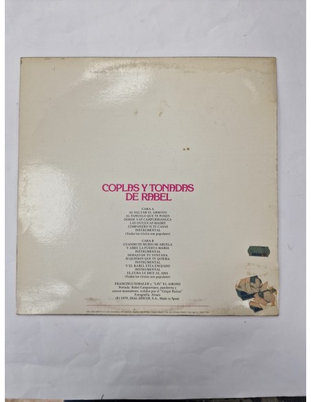 1-1-272044-2-Vinilo coplas y tonadas de rabel