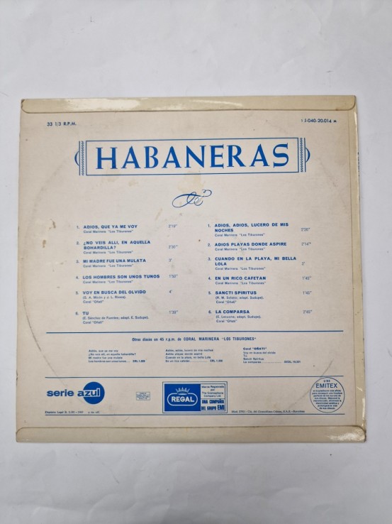 1-1-272043-2-Vinilo habaneras serie azul