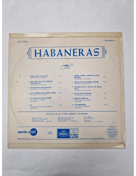 1-1-272043-2-Vinilo habaneras serie azul