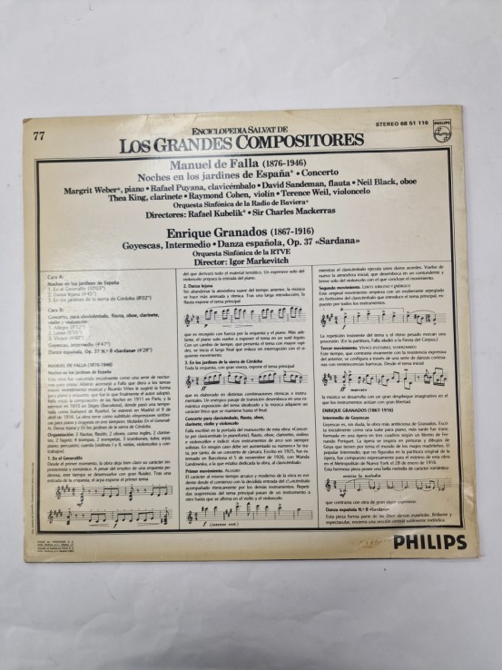 1-1-272042-2-Vinilo enciclopedia salvat grandes compositores 77 