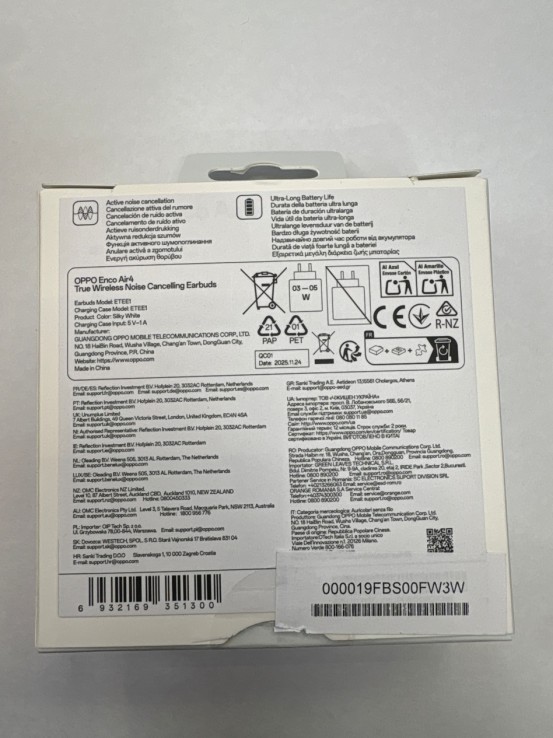 1-1-272090-2-Auriculares In-ear Oppo Enco Air 4