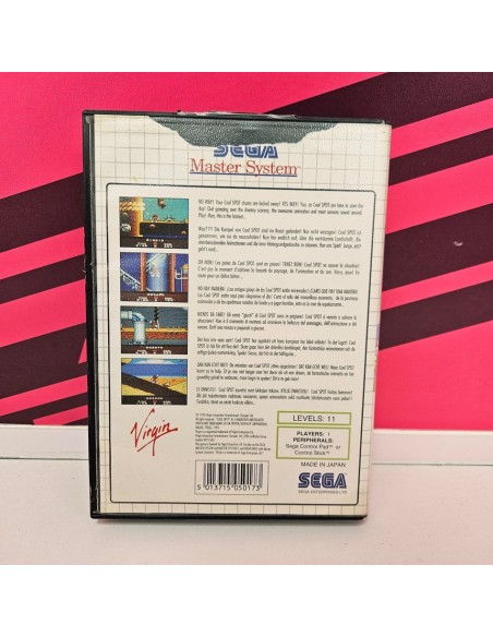 8-8-77727-3-Videojuego Saturn CoolSpot SEGA Master System