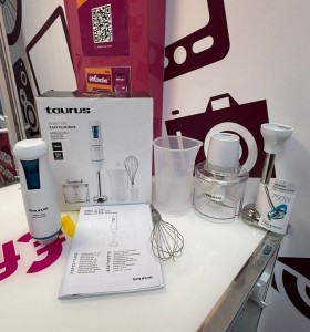 9-9-76395-1-Batidora Brazo Taurus Robot 750 Easy Plus Inox 