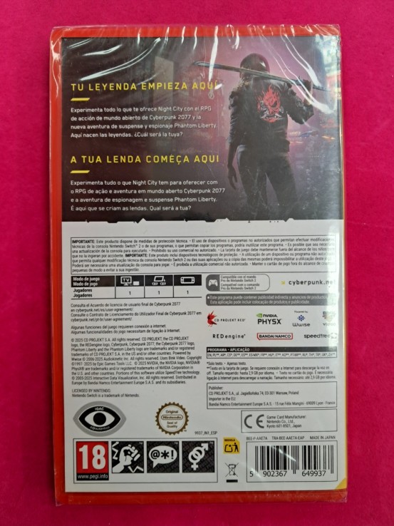 6-6-167021-2-Videojuego Nintendo Switch 2 Cyberpunk