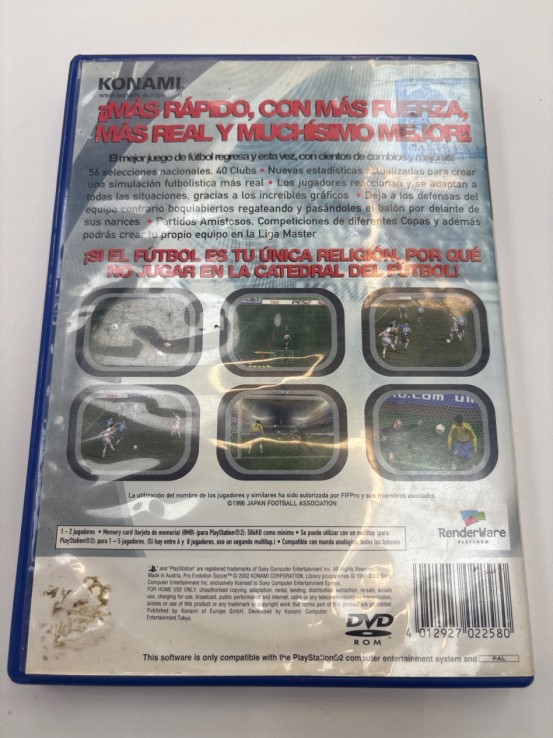 1-1-272182-4-Videojuego PS2 Pro Evolution Soccer 2 