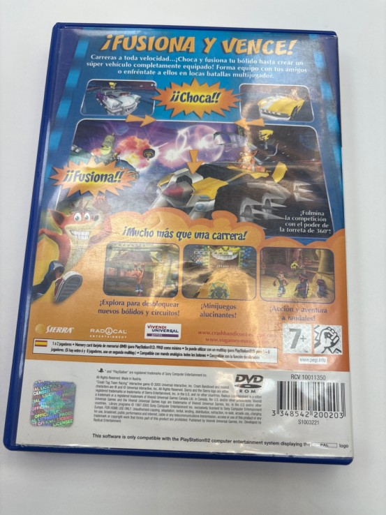 1-1-272180-4-Videojuego PS2 Crash Tag Team Racing 