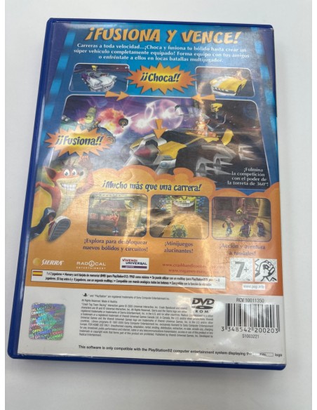 1-1-272180-4-Videojuego PS2 Crash Tag Team Racing 