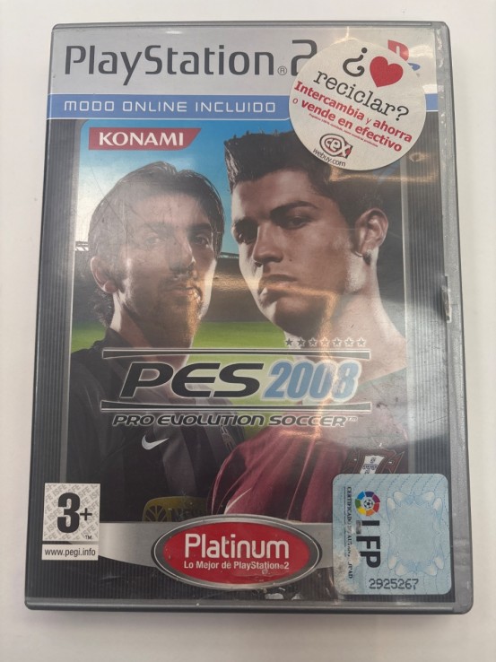 1-1-272172-1-Videojuego PS2 Pes 2008 