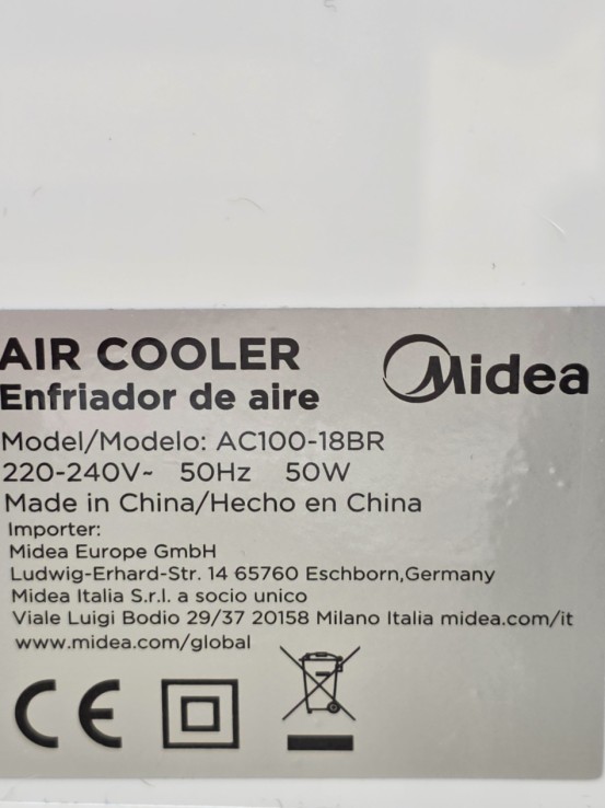 1-1-270583-3-Climatizador Evaporativo Midea 6000 Series (Sin Uso)