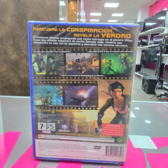 7-7-86919-2-Videojuego PS2 Beyond Good Evil (precintado)