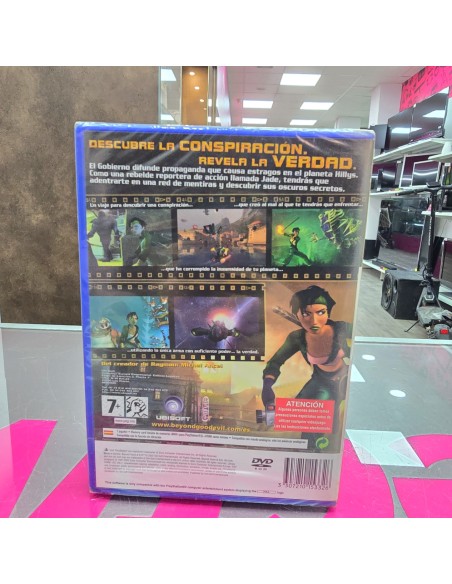 7-7-86919-2-Videojuego PS2 Beyond Good Evil (precintado)