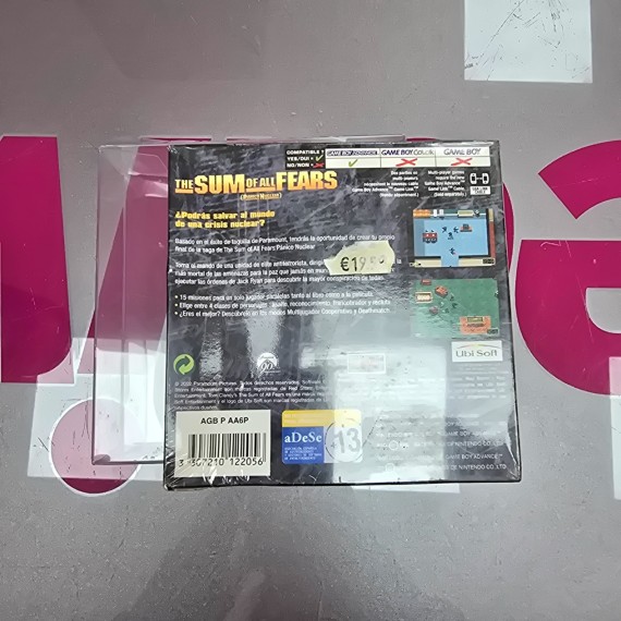 7-7-86902-2-Videojuego The Sum of All Fears ( panico nuclear ) GameBoy Advance (precintado) 