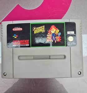 7-7-86947-1-Videojuego Retro Super Nintendo James Bond Jr