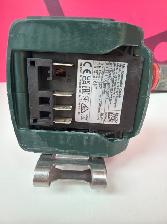 8-8-75998-5-Taladro A Bateria y percutor METABOL SB 18 LTX IMPUlS