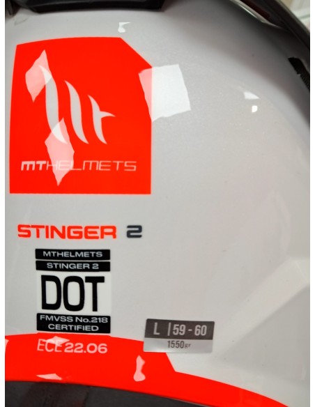 6-6-168852-3-Casco Integral MT Stinger (sin uso) talla L