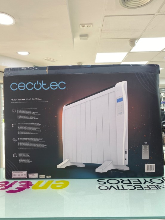8-8-77765-4-Radiador Electrico Cecotec Ready Warm 2000 Thermal Connected (Sin Mando)
