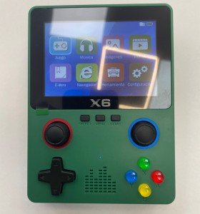 1-1-270146-1-Consola Emulador X6 Gamepad Verde